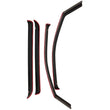 Load image into Gallery viewer, Westin 2000-2005 Ford Excursion Wade In-Channel Wind Deflector 4pc - Smoke - Side View