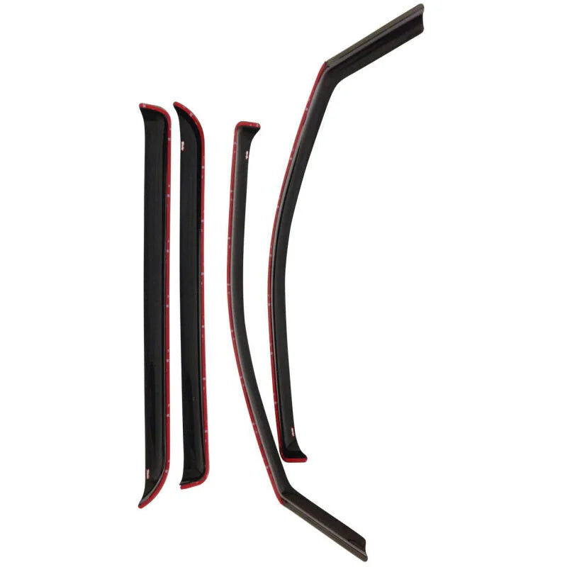 Westin 2000-2005 Ford Excursion Wade In-Channel Wind Deflector 4pc - Smoke - Side View