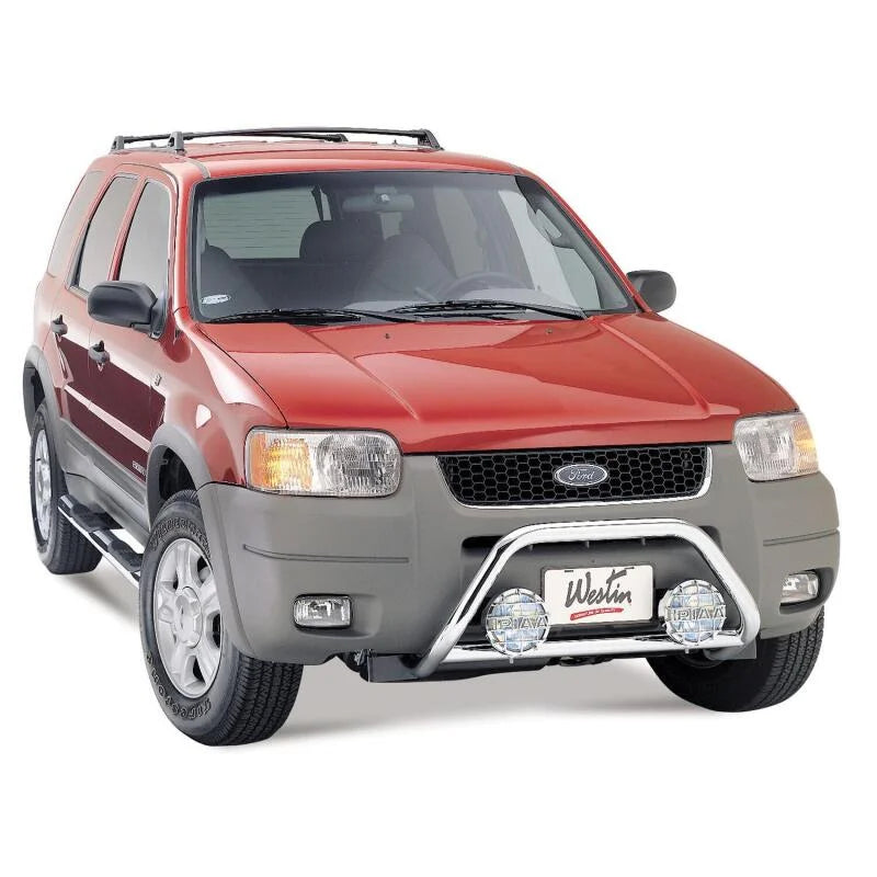 Westin 2001-2007 Ford/Mazda/Mercury Escape/Tribute/Mariner Safari Light Bar Mount Kit - Black - Installation View
