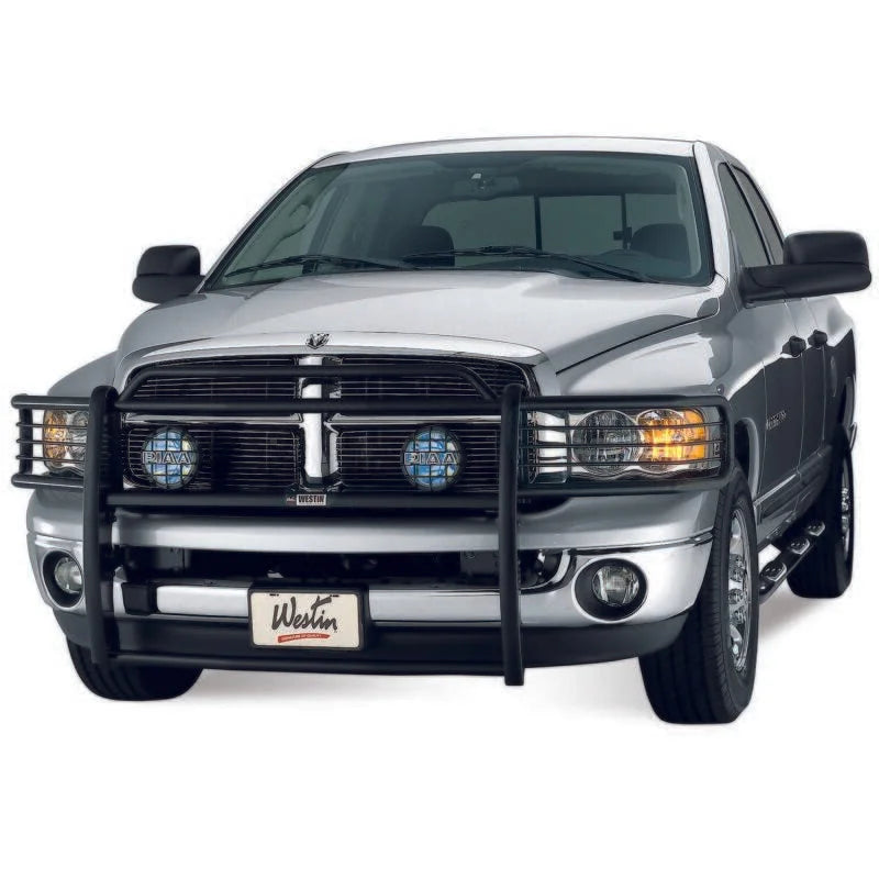Westin 2002-2005 Dodge Ram 1500 Sportsman Grille Guard - Black - Side View
