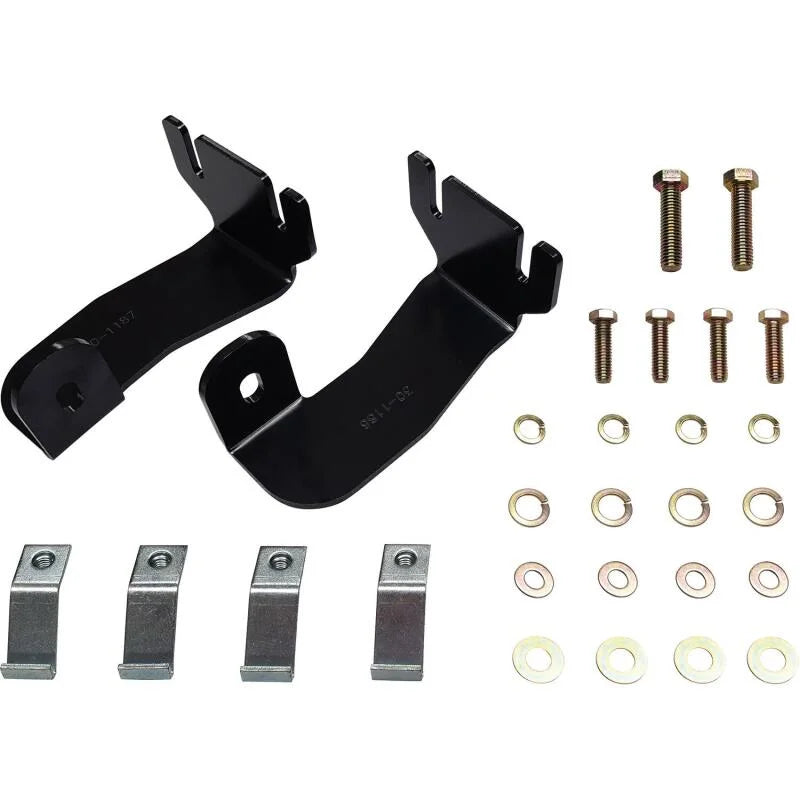 Westin 2002-2005 Ford Explorer 4dr Safari Light Bar Mount Kit - Black - Side View
