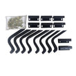 Load image into Gallery viewer, Westin 2002-2005 Ford/Mercury Explorer/Mountaineer 4dr (Excl Sport) Running Board Mount Kit - Black - Main Product View