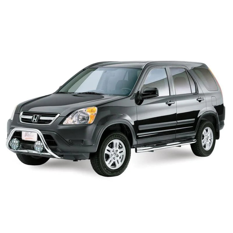 Westin 2002-2006 Honda CRV Safari Light Bar Mount Kit - Black - Installation View