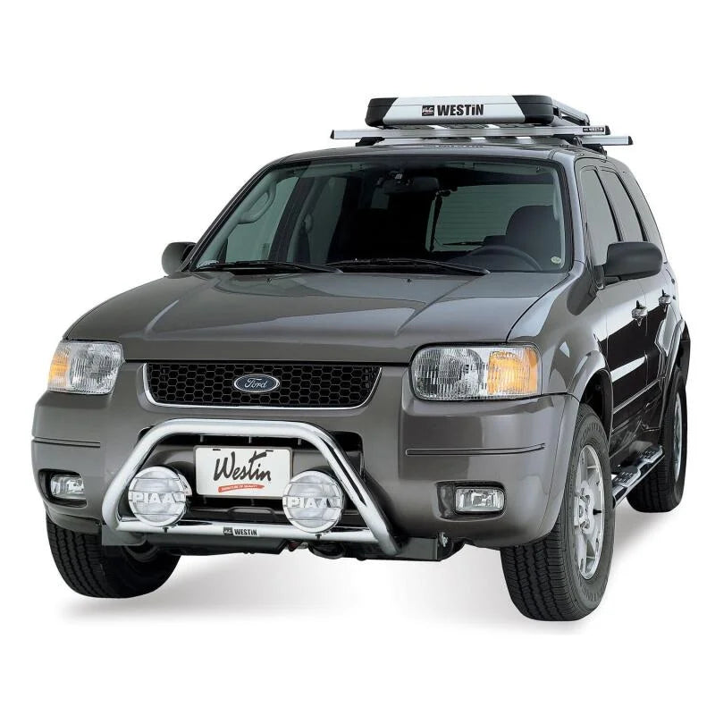 Westin 2002-2007 Saturn/Chevrolet/Pontiac Vue Safari Light Bar Mount Kit - Black - Back View