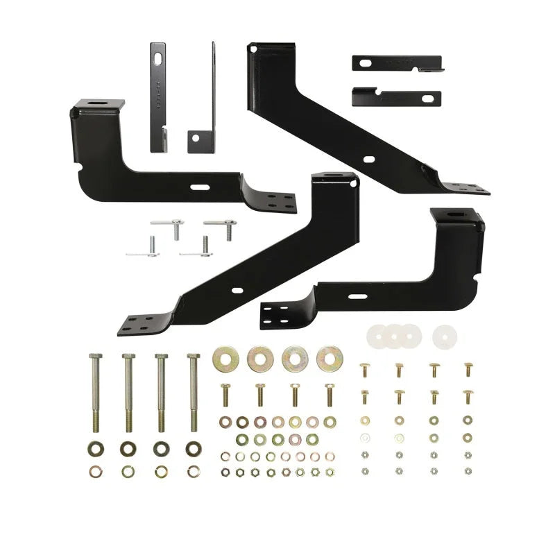 Westin 2002-2008 Dodge Ram Quad Cab 1500 Premier Oval Nerf Step Bar Mount Kit - Black - Main Product View