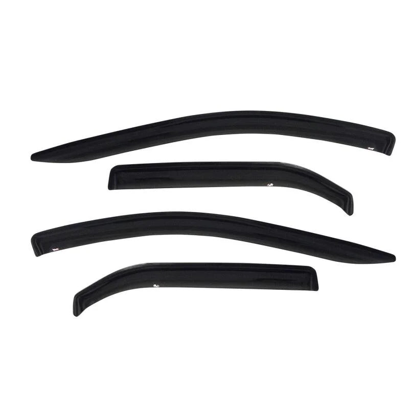 Westin 2004-2009 Mazda 3 Sedan Wade Slim Wind Deflector 4pc - Smoke - Main Product View