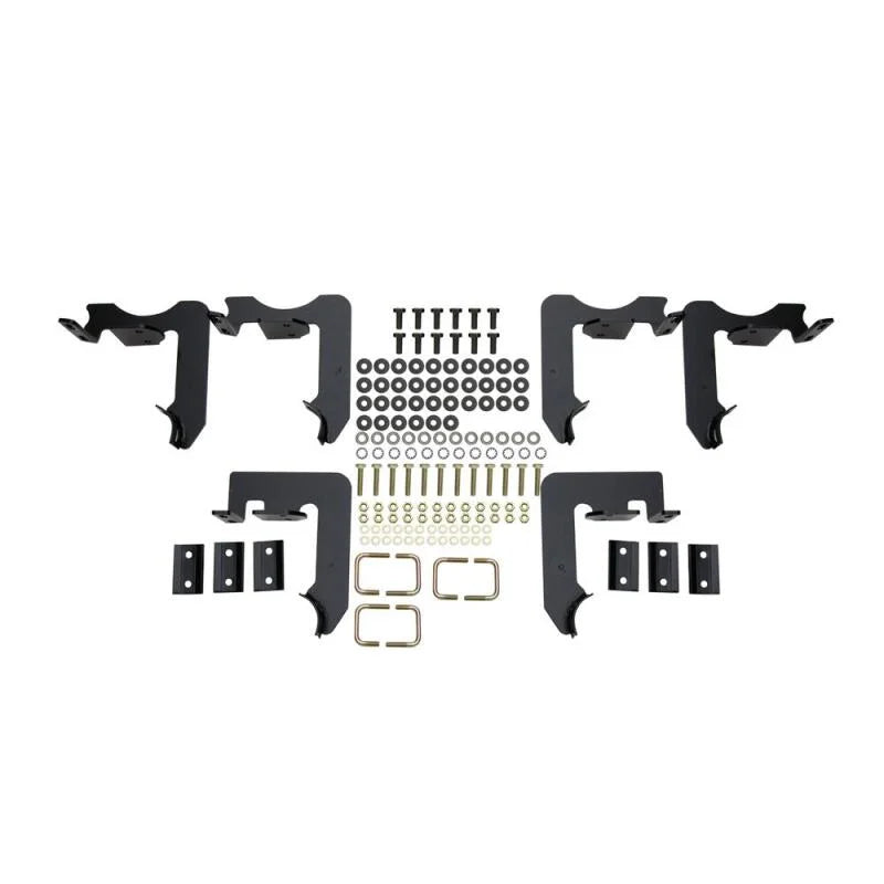 Westin 2004-2012 Chevrolet/GMC/Isuzu Colorado/Canyon Crew Cab E-Series 3 Nerf Step Bars - Black - Additional View 6