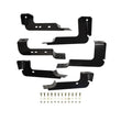 Load image into Gallery viewer, Westin 2004-2013 Chevy Silverado 1500 Crew Cab Premier Oval Nerf Step Bar Mount Kit - Black - Main Product View