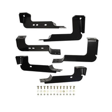Load image into Gallery viewer, Westin 2004-2013 Chevy Silverado 1500 Crew Cab Premier Oval Nerf Step Bar Mount Kit - Black - Main Product View