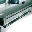 Load image into Gallery viewer, Westin 2004-2013 Chevy Silverado 1500 Crew Cab Premier Oval Nerf Step Bar Mount Kit - Black - Back View