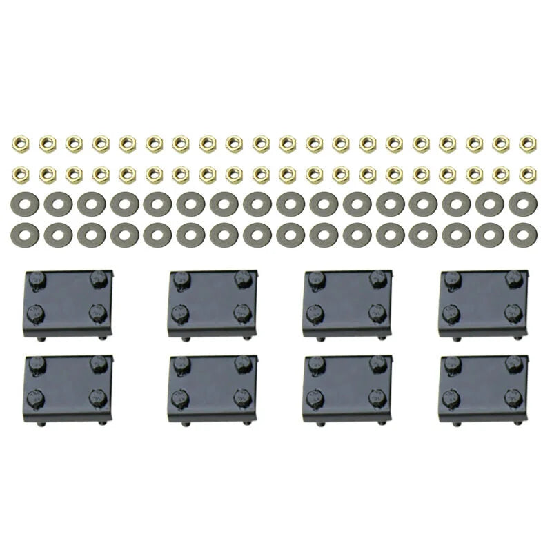 Westin 2005-2009 Chevrolet/GMC/Pontiac/Saturn Equinox Premier Oval Nerf Step Bar Mount Kit - Black - Side View