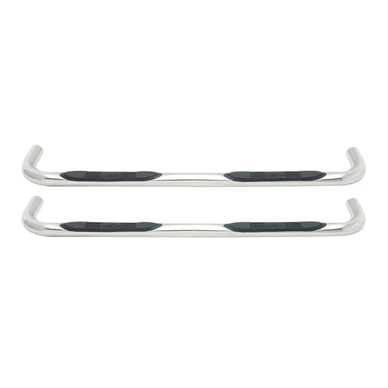 Westin 2005-2011 Dodge Dakota Quad Cab E-Series 3 Nerf Step Bars - SS - Installation View