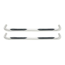 Load image into Gallery viewer, Westin 2005-2011 Dodge Dakota Quad Cab E-Series 3 Nerf Step Bars - SS - Installation View