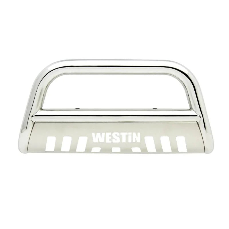 Westin 2005-2015 Toyota Tacoma E-Series Bull Bar - SS - Side View