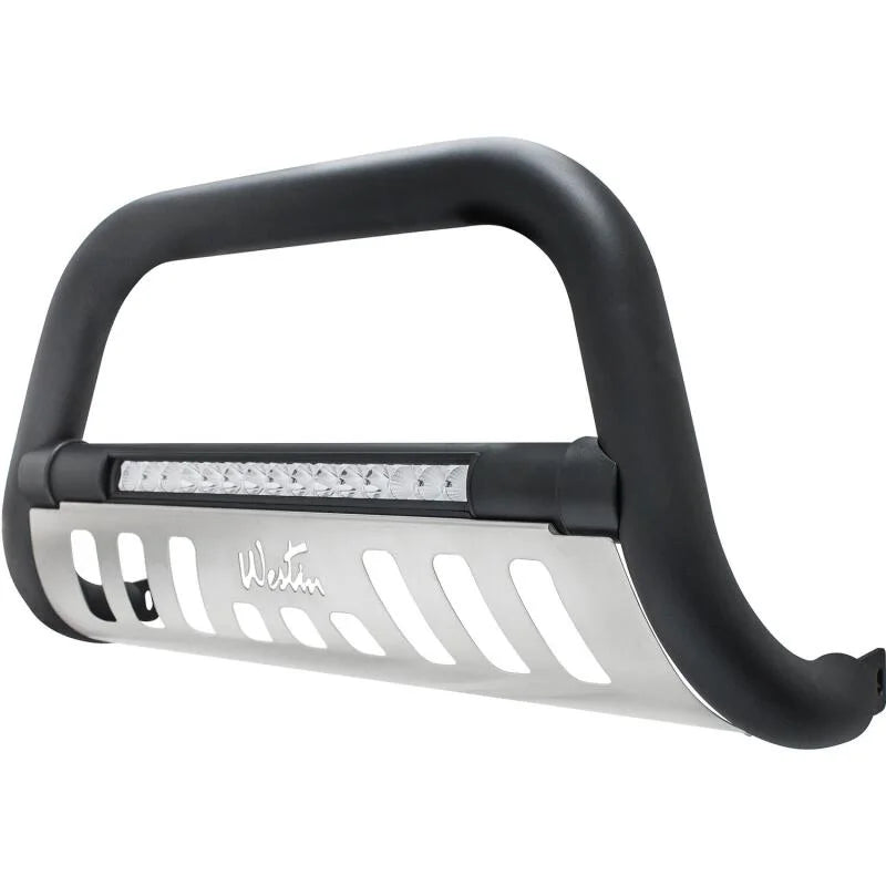 Westin 2005-2015 Toyota Tacoma Ultimate LED Bull Bar - Textured Black - Main Product View
