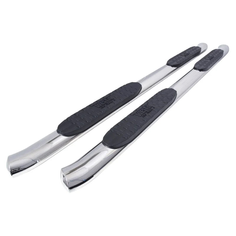 Westin 2005-2018 Toyota Tacoma Double Cab PRO TRAXX 4 Oval Nerf Step Bars - SS - Main Product View