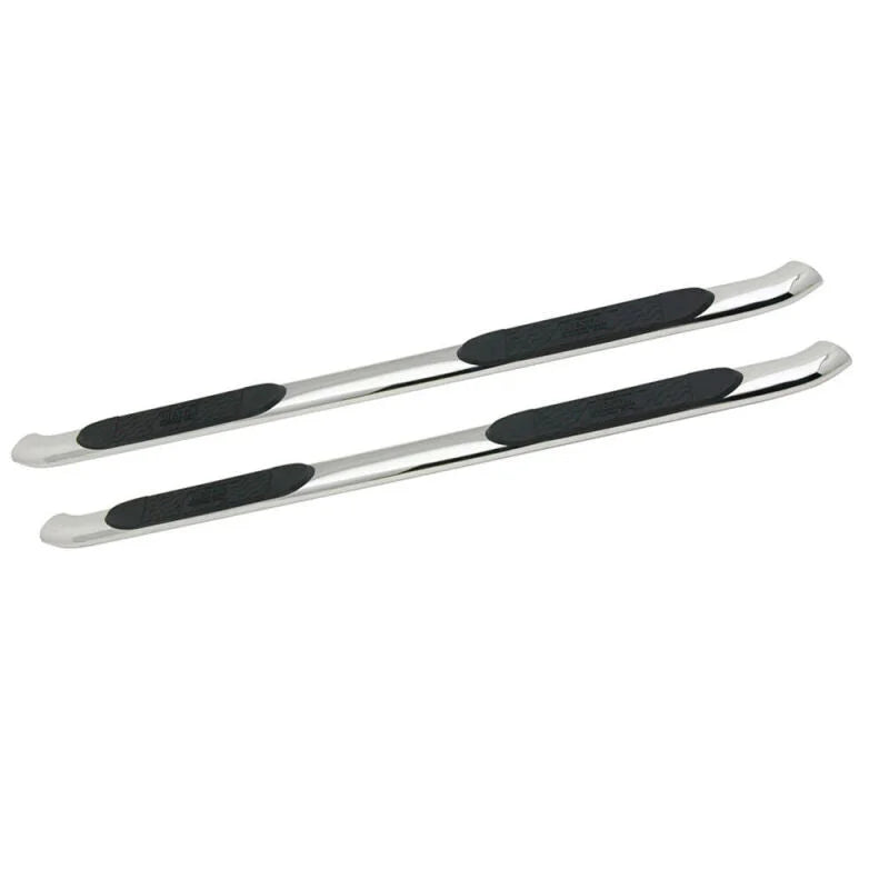 Westin 2005-2018 Toyota Tacoma Double Cab Platinum 4 Oval Nerf Step Bars - SS - Main Product View