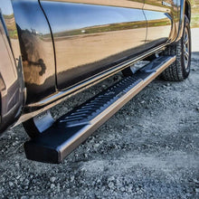 Load image into Gallery viewer, Westin 2005-2018 Toyota Tacoma Double Cab R5 Nerf Step Bars - Black - Side View