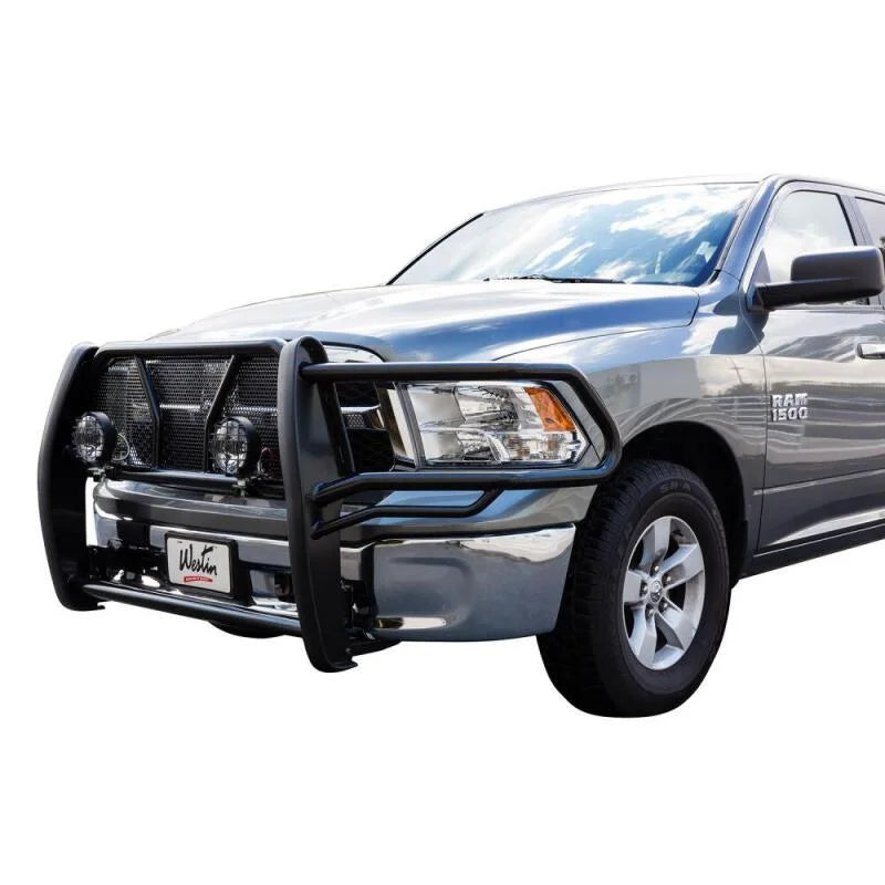Westin 2006-2008 Dodge Ram 1500 HDX Grille Guard - Black - Back View