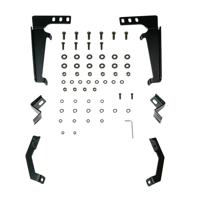 Westin 2006-2008 Dodge Ram 1500 Sportsman Grille Guard - Black - Installation View