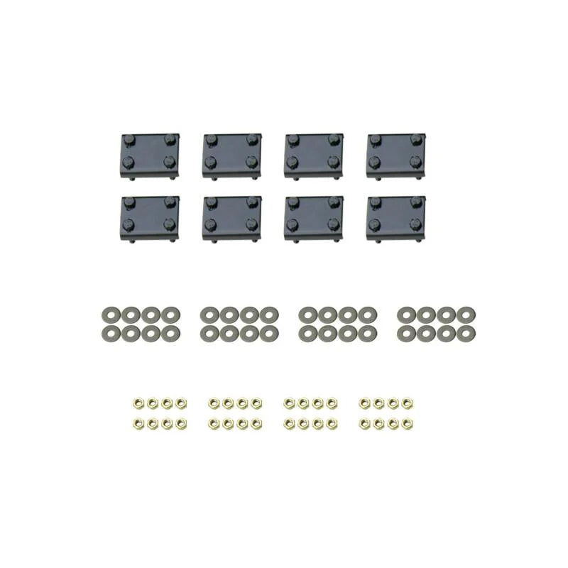 Westin 2006-2010 Hummer H3 Premier Oval Nerf Step Bar Mount Kit - Black - Main Product View