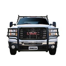 Load image into Gallery viewer, Westin 2007-2010 Chevrolet Silverado 25/3500HD HDX Grille Guard - Black - Installation View