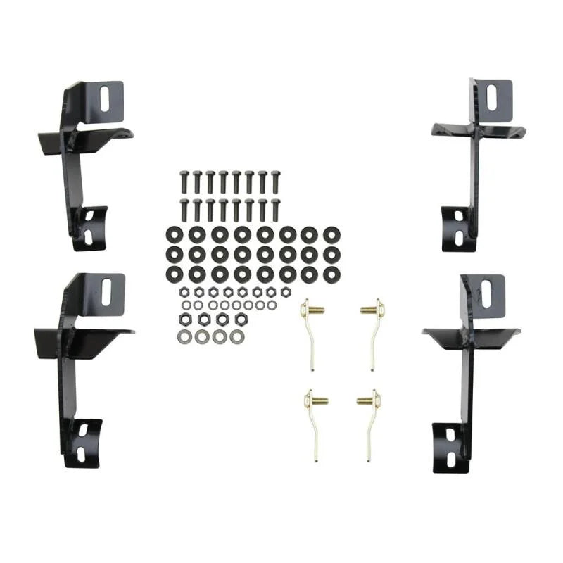 Westin 2007-2012 Dodge Nitro E-Series 3 Nerf Step Bars - Black - Side View