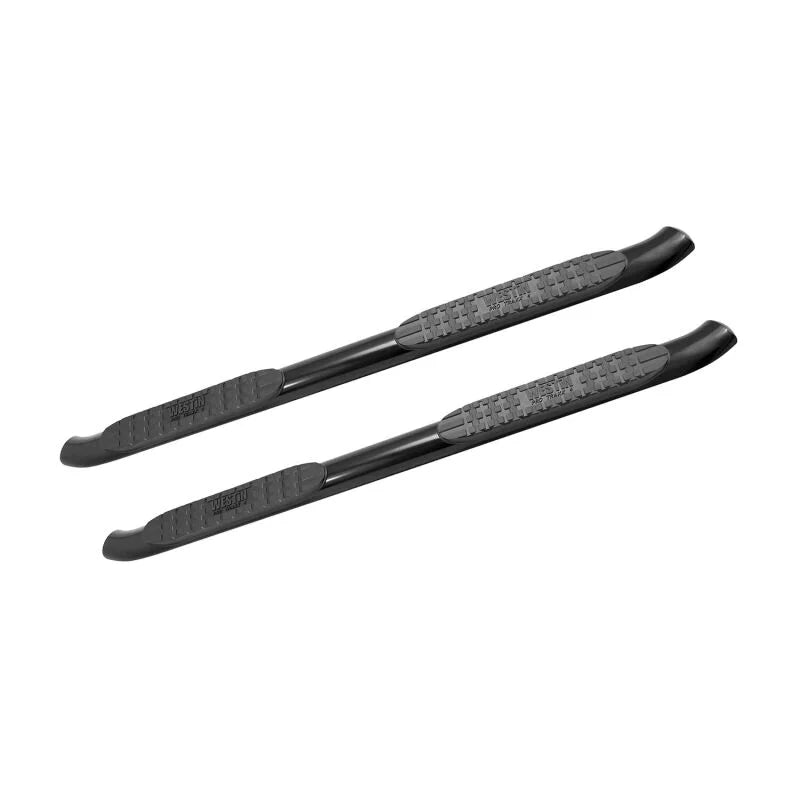 Westin 2007-2013 Chevy Silverado 1500 Reg Cab PRO TRAXX 4 Oval Nerf Step Bars - Black - Main Product View