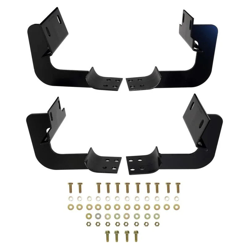 Westin 2007-2014 Ford Expedition EL Premier Oval Nerf Step Bar Mount Kit - Black - Main Product View