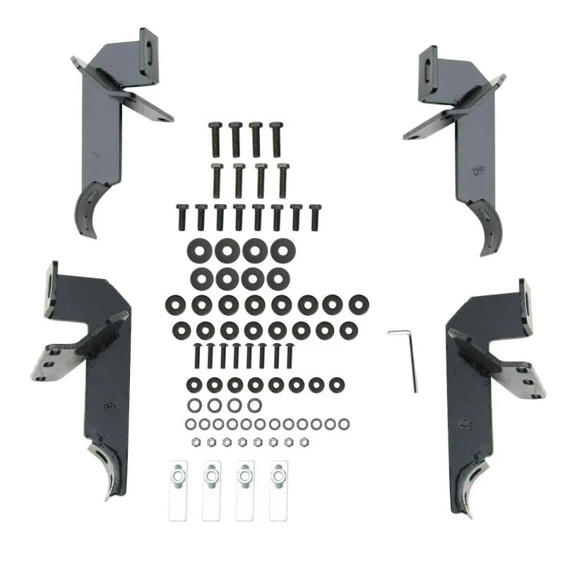 Westin 2007-2017 Jeep Wrangler 2dr E-Series 3 Nerf Step Bars - Black - Back View