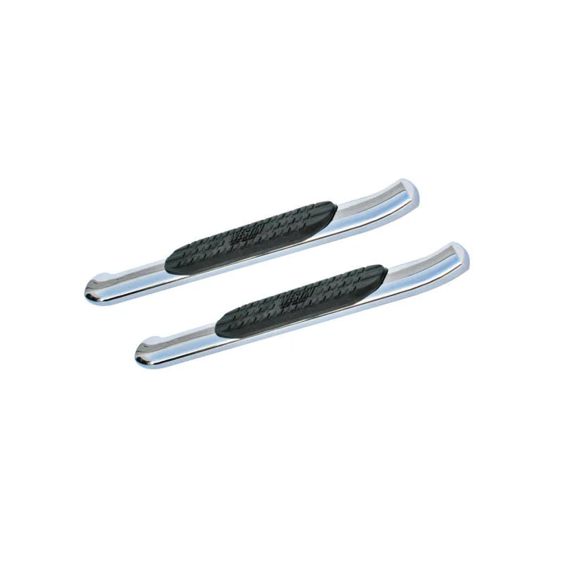 Westin 2007-2017 Jeep Wrangler 2dr PRO TRAXX 4 Oval Nerf Step Bars - SS - Main Product View