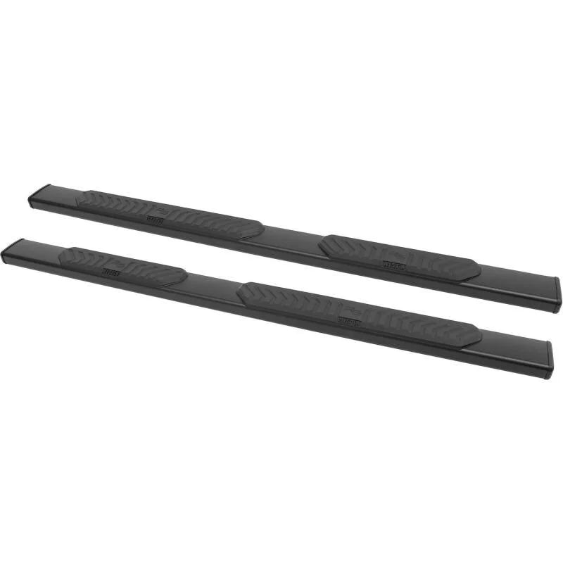 Westin 2007-2018 Chevy Silverado 1500/2500/3500 Ext/Dbl Cab R5 Nerf Step Bars - Black - Back View