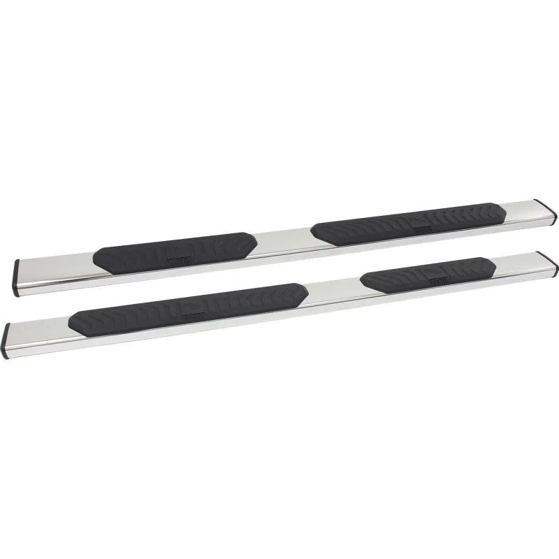 Westin 2007-2018 Chevy Silverado 1500/2500/3500 Ext/Dbl Cab R5 Nerf Step Bars - SS - Main Product View