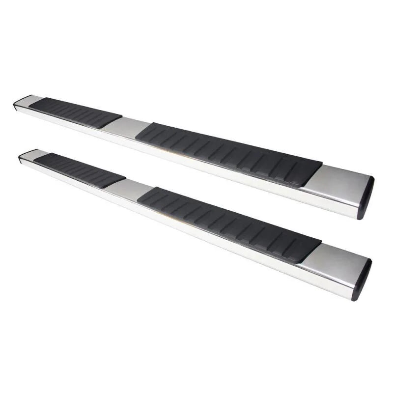 Westin 2007-2018 Chevy Silverado Ext/Dbl Cab R7 Nerf Step Bars - SS - Side View