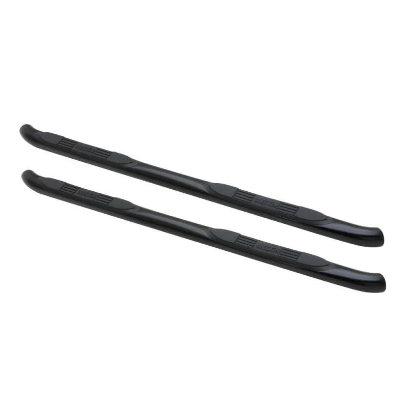 Westin 2007-2018 Toyota Tundra CrewMax E-Series 3 Nerf Step Bars - Black - Side View