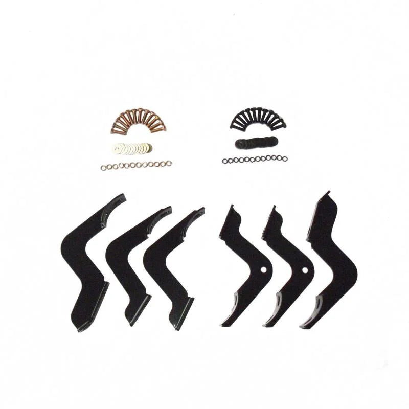 Westin 2007-2018 Toyota Tundra CrewMax PRO TRAXX 4 Oval Nerf Step Bars - SS - Back View