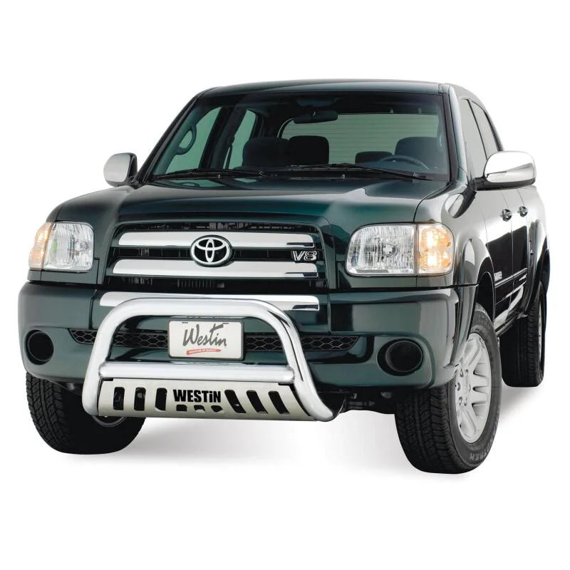 Westin 2007-2018 Toyota Tundra E-Series Bull Bar - SS - Back View