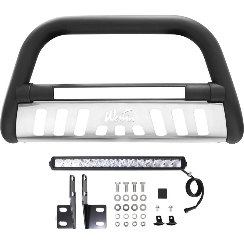 Westin 2007-2018 Toyota Tundra Ultimate LED Bull Bar - Textured Black - Additional View 6