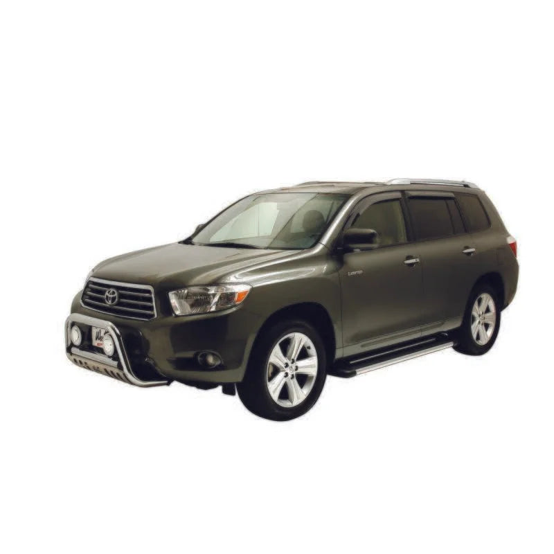 Westin 2008-2013 Toyota Highlander Running Board Mount Kit - Black - Side View