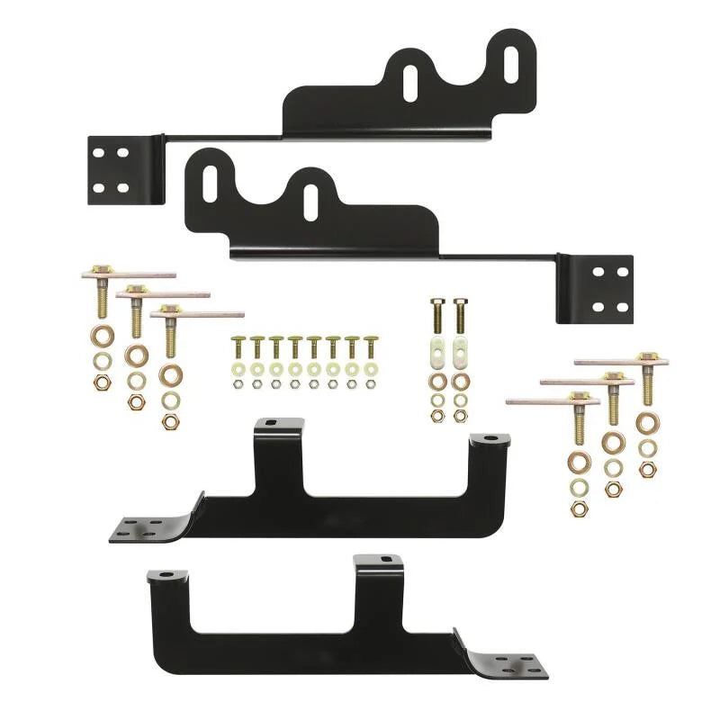 Westin 2008-2017 Buick/Chevrolet/GMC/Saturn Enclave Premier Oval Nerf Step Bar Mount Kit - Black - Main Product View