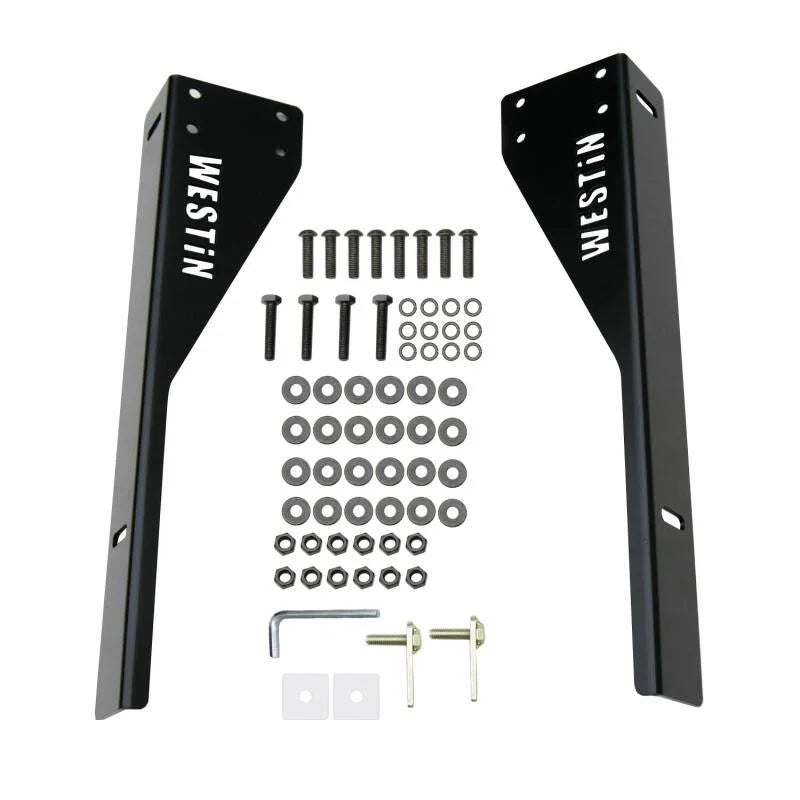 Westin 2008-2017 Ford F-250/350/450/550HD HD Headache Rack - Black - Installation View