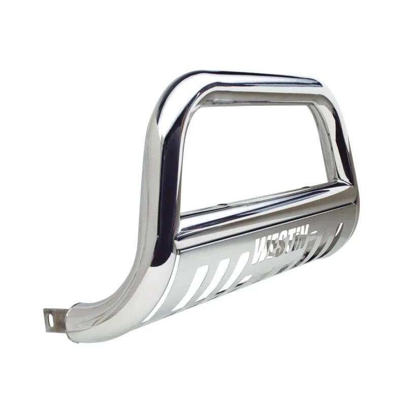 Westin 2009-2014 Ford F-150 E-Series Bull Bar - SS - Installation View
