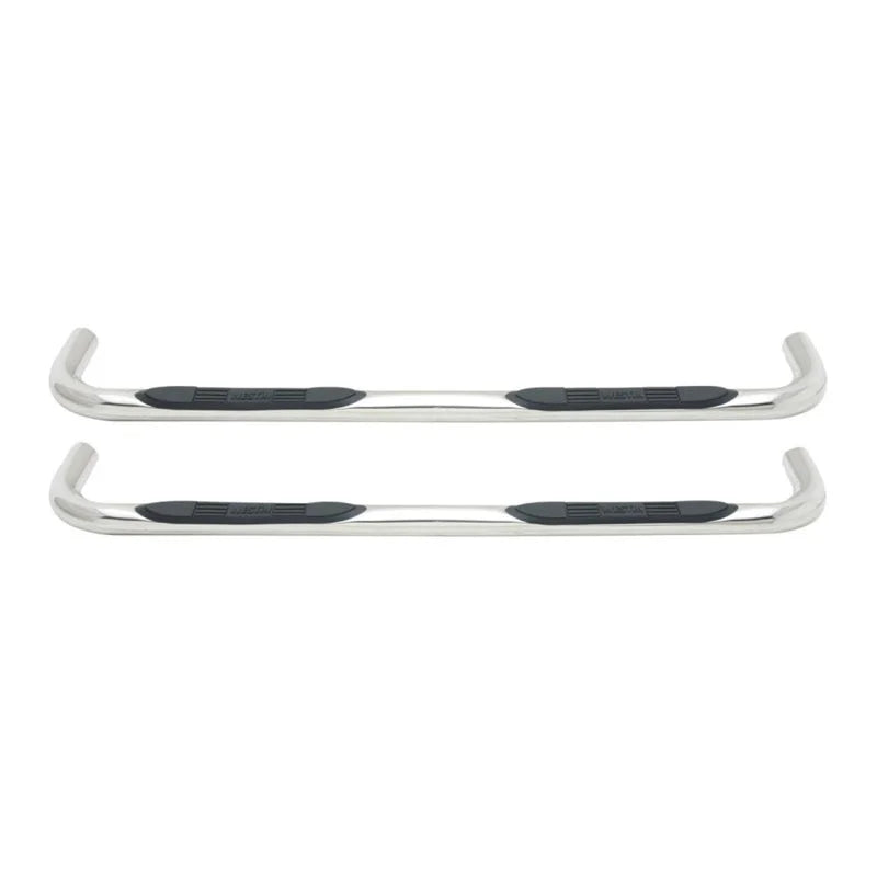 Westin 2009-2014 Ford F-150 Reg Cab E-Series 3 Nerf Step Bars - SS - Back View