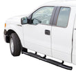 Load image into Gallery viewer, Westin 2009-2014 Ford F-150 SuperCab PRO TRAXX 5 Oval Nerf Step Bars - Black - Back View
