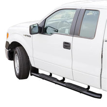 Load image into Gallery viewer, Westin 2009-2014 Ford F-150 SuperCab PRO TRAXX 5 Oval Nerf Step Bars - Black - Back View