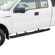 Load image into Gallery viewer, Westin 2009-2014 Ford F-150 SuperCab PRO TRAXX 5 Oval Nerf Step Bars - Black - Installation View