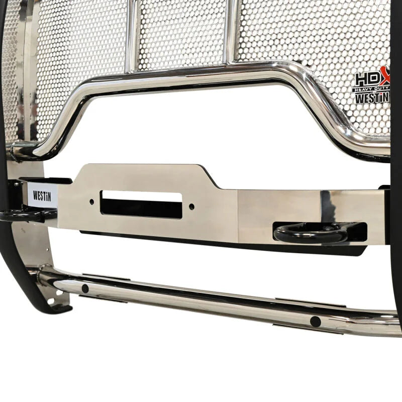 Westin 2009-2017 Ford F-150 MAX Winch Tray Face Plate - SS - Back View