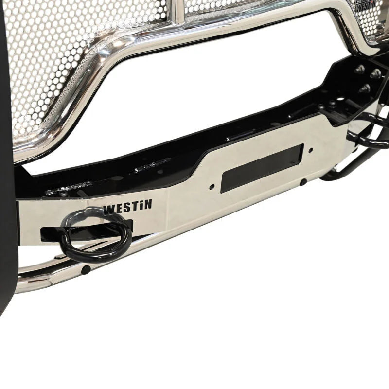 Westin 2009-2017 Ford F-150 MAX Winch Tray Face Plate - SS - Installation View
