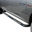 Load image into Gallery viewer, Westin 2009-2018 Dodge/Ram 1500 Crew Cab E-Series 3 Nerf Step Bars - Black - Side View