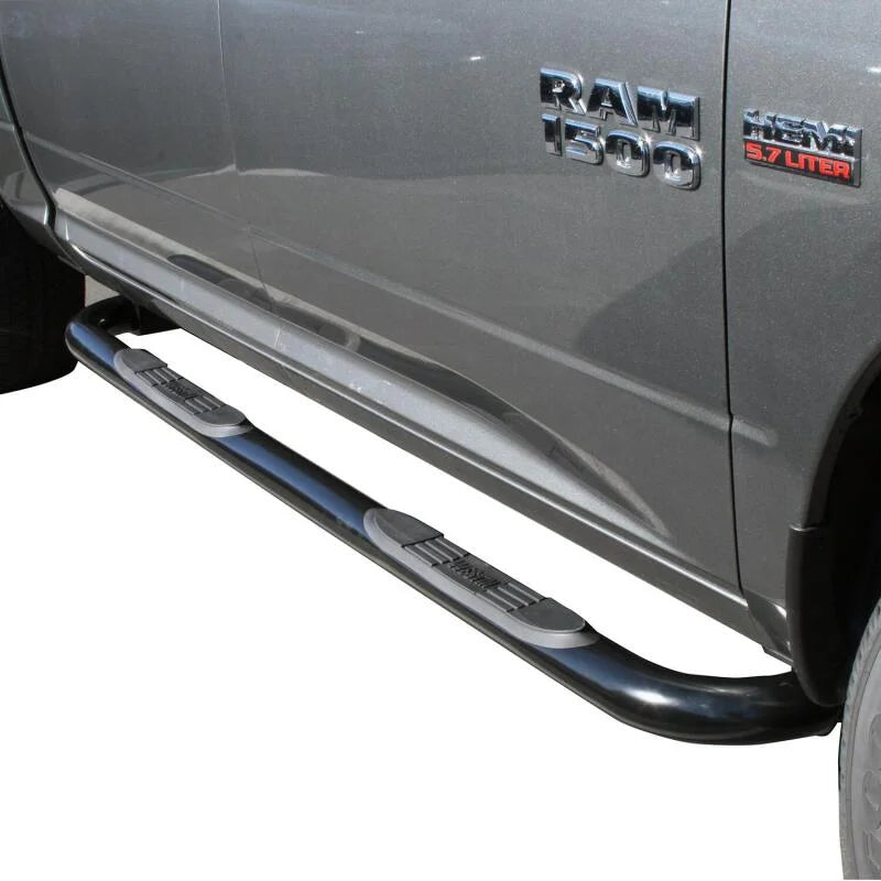 Westin 2009-2018 Dodge/Ram 1500 Crew Cab E-Series 3 Nerf Step Bars - Black - Side View